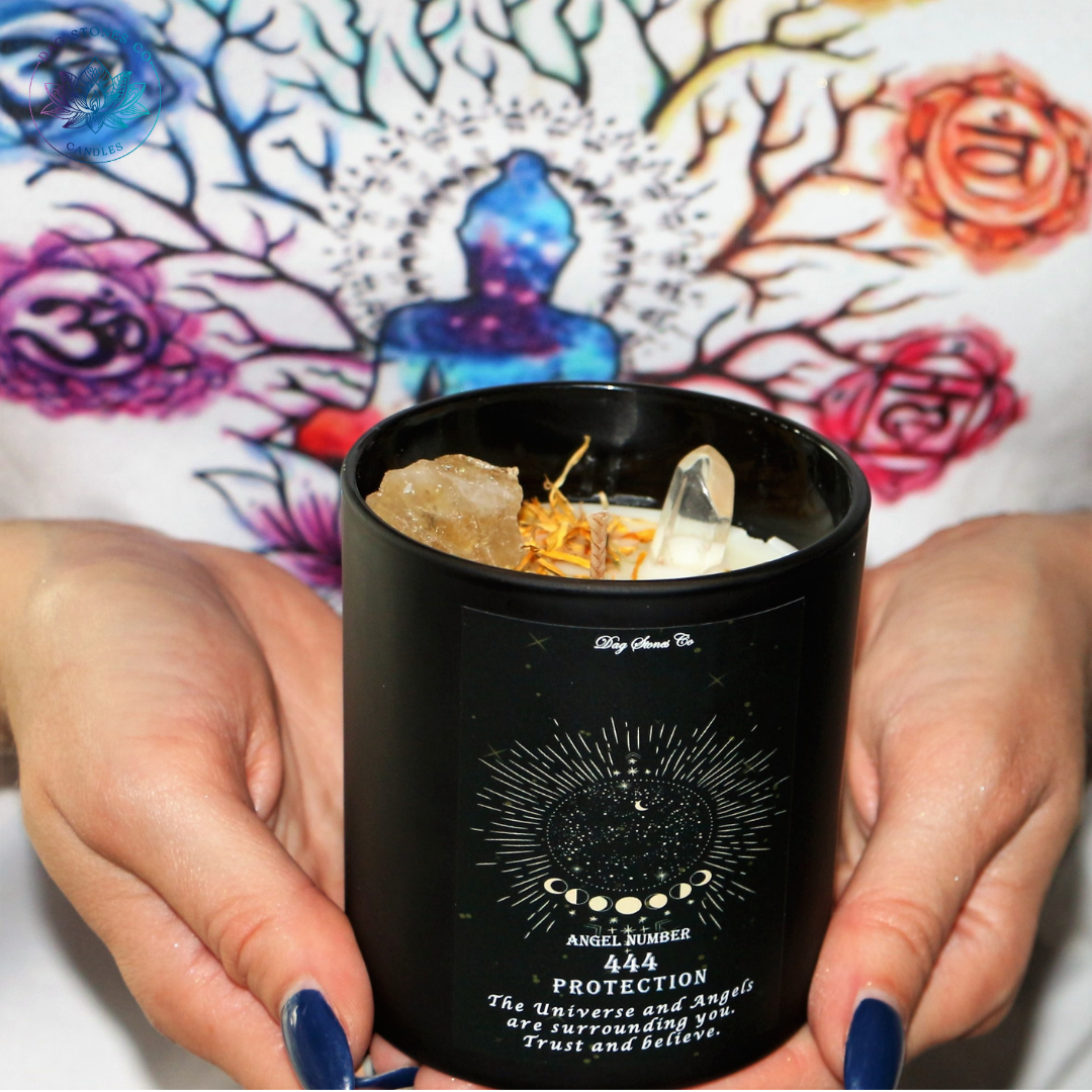 crystal scented candles
