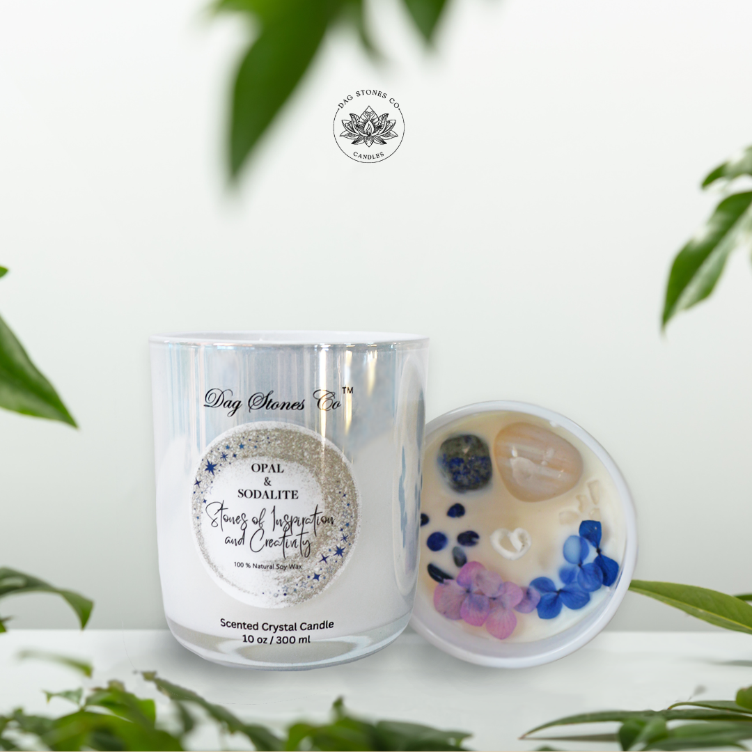 crystal candle aromatherapy
